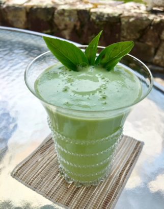 Cucumber-Basil Smoothie by Sue Smith