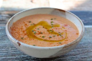 Creamy Blended Corn Soup Minus the Dairy by Liz Rueven